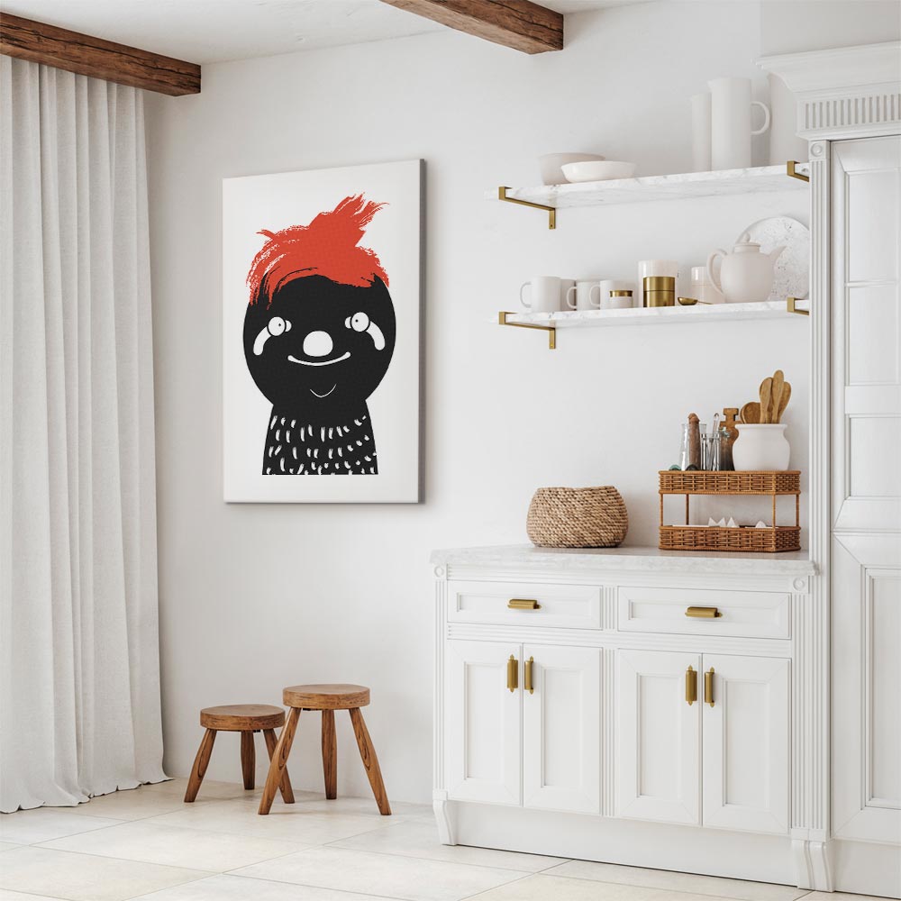 Leinwandbild - Crazy Sloth (1 Part) Vertical – Bild 7