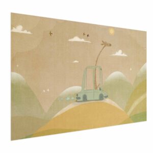 Poster - Traveling Giraffe