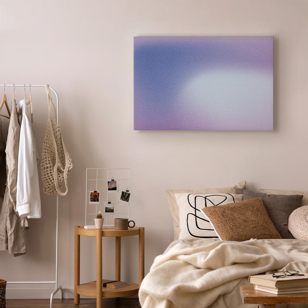 Leinwandbild - Heather Mist - Delicate Gradient Comprising Various Shades of Violet – Bild 6