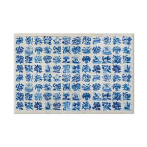 Leinwandbild - Azulejos tiles – traditional Portuguese ceramic tiles