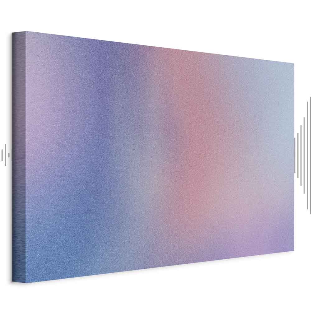 Leinwandbild - Rainbow Gradient - Delicate Multicolored Gradient Resembling Mist