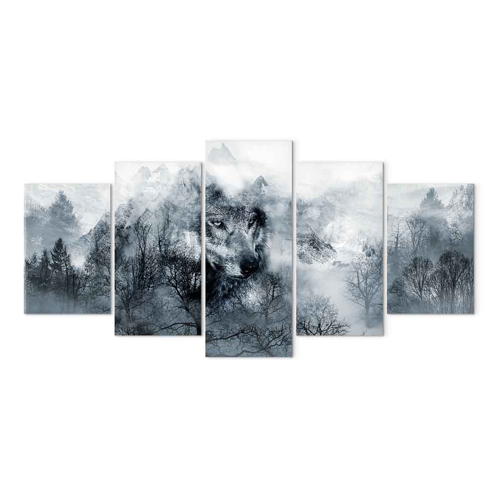 Leinwandbild - Mountain Predator (5 Parts) Wide – Bild 2