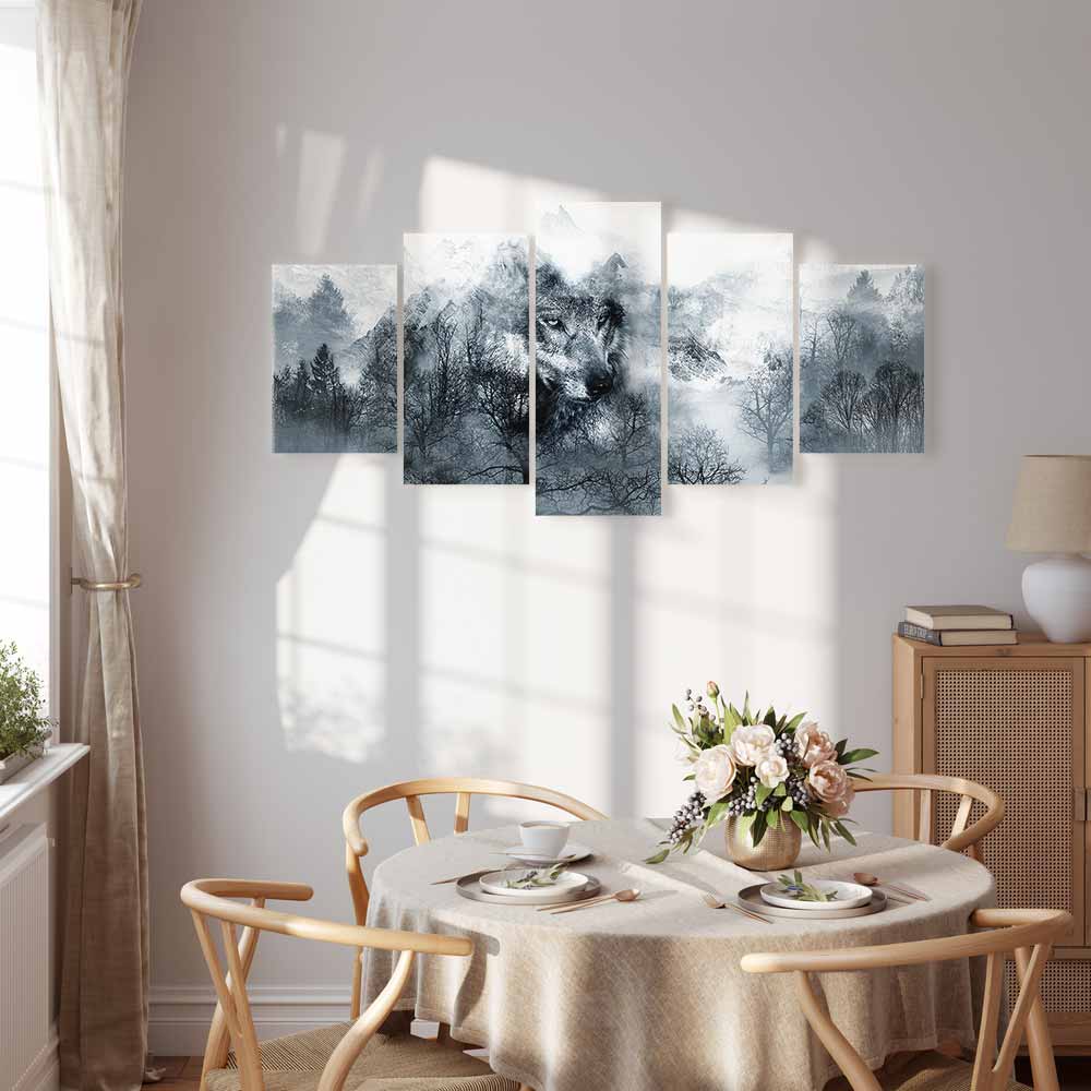 Leinwandbild - Mountain Predator (5 Parts) Wide – Bild 7