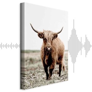 Leinwandbild - Young Stag (1 Part) Vertical