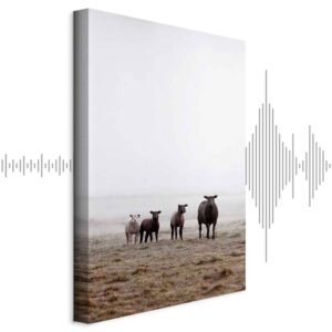 Leinwandbild - Friends in the Morning (1 Part) Vertical