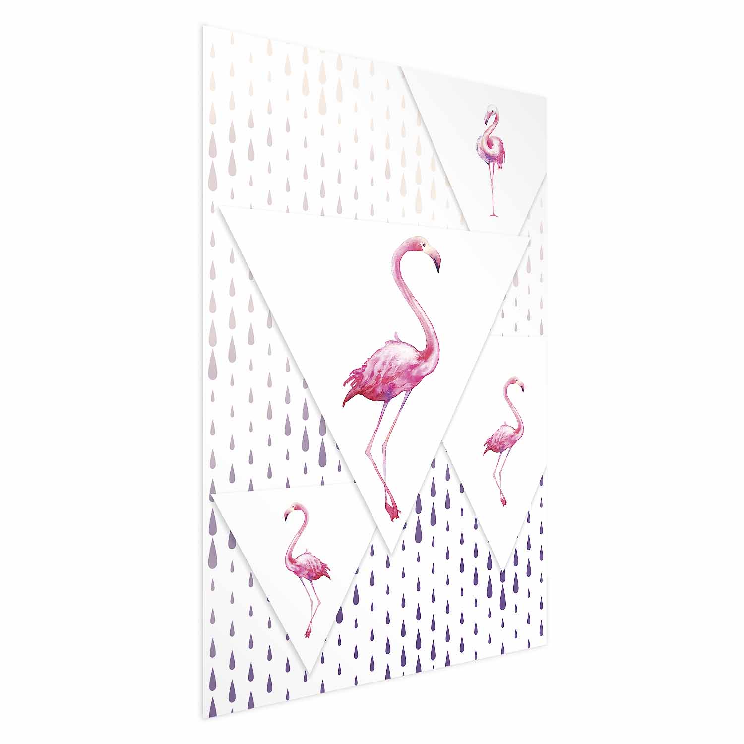 Poster - Flamingo Family