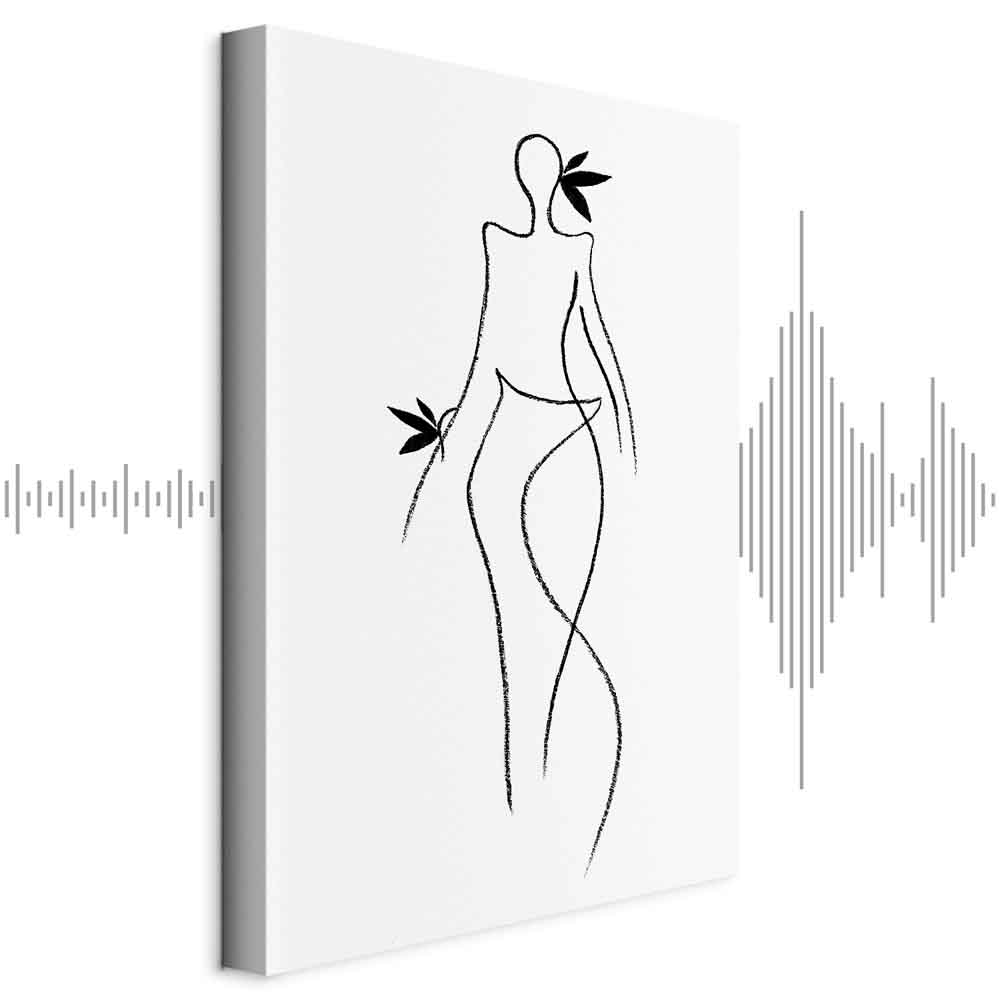 Leinwandbild - Exotic Dance (1 Part) vertical