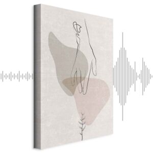 Leinwandbild - Delicate Touch (1 Part) Vertical