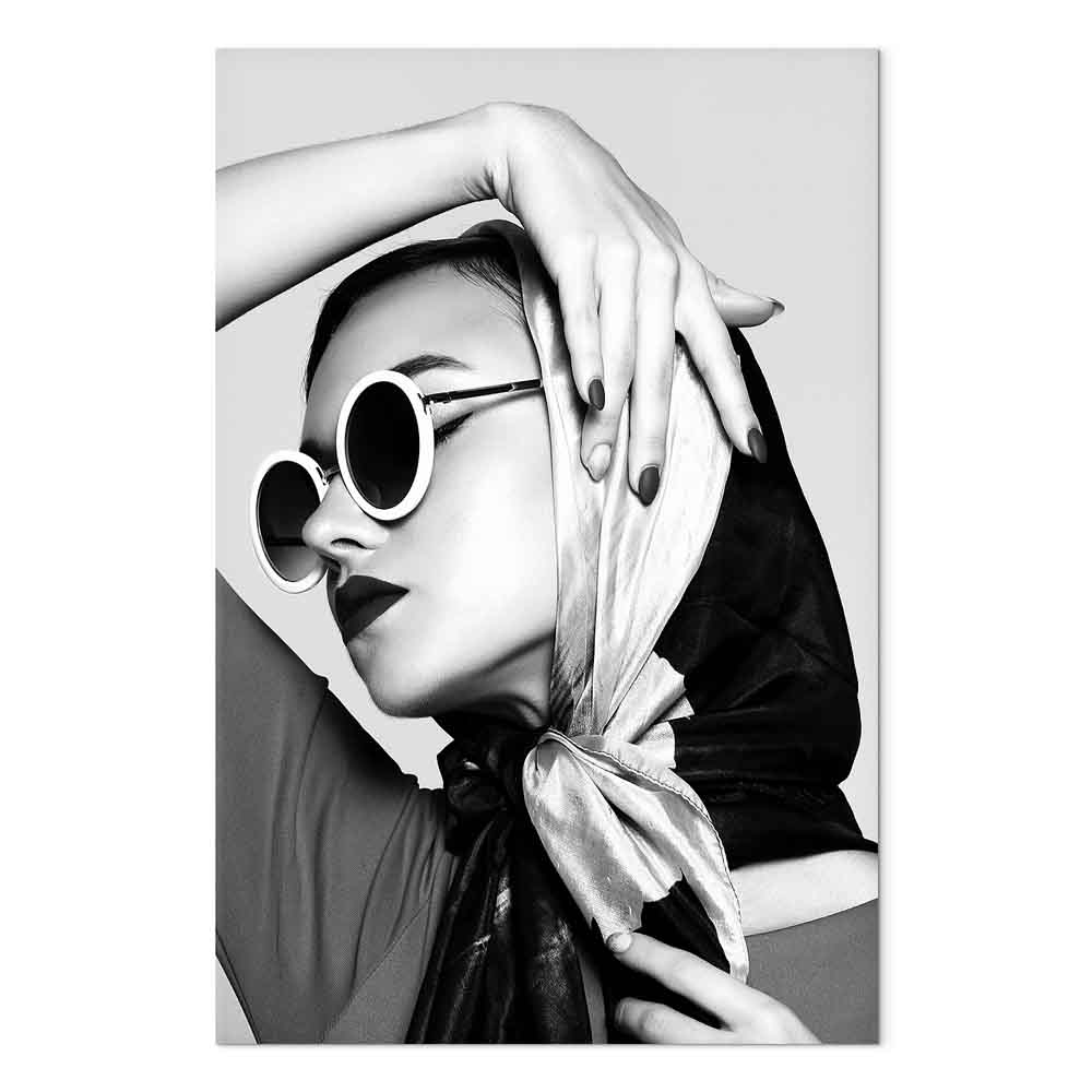 Leinwandbild - Stylish Lady (1 Part) Vertical – Bild 2