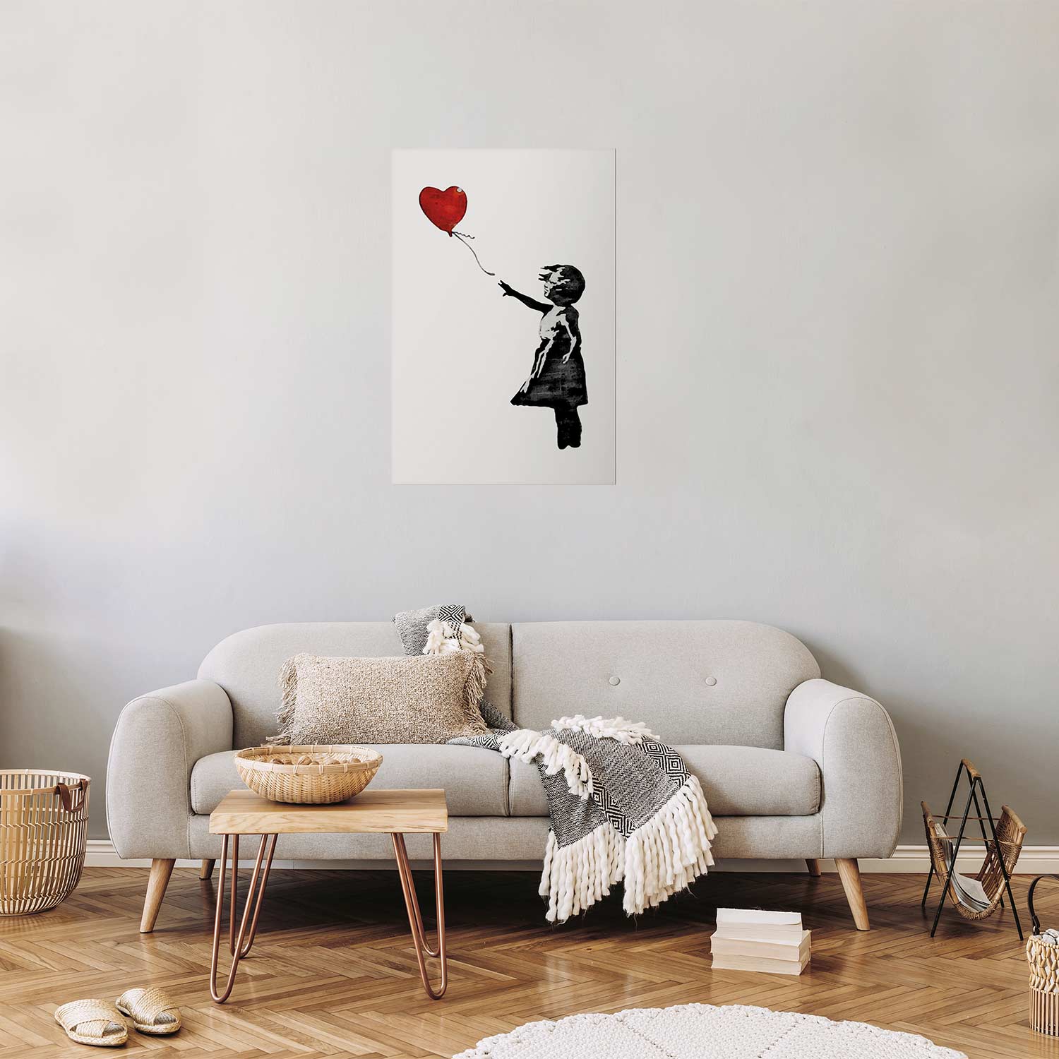 Poster - Banksy: Girl with a Balloon – Bild 5
