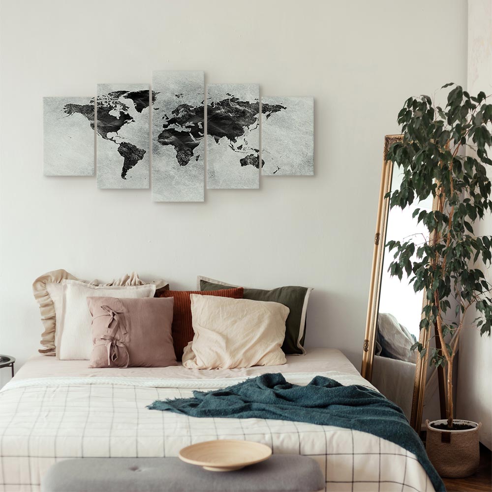 Leinwandbild - Concrete World (5 Parts) Wide – Bild 6