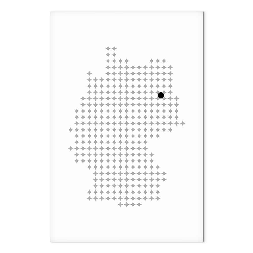 Leinwandbild - Germany (1 Part) Vertical – Bild 2