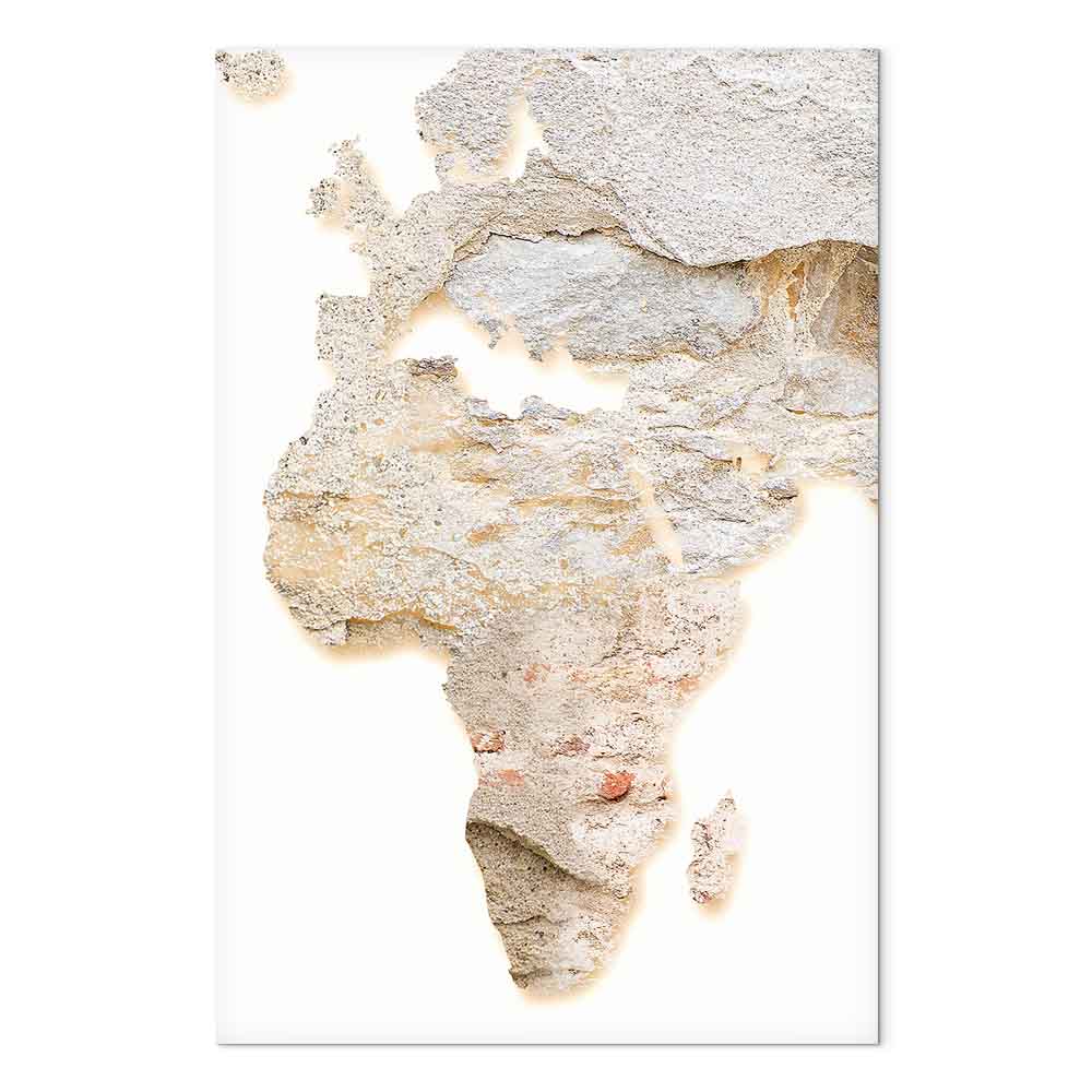 Leinwandbild - Hot Continent (1 Part) Vertical – Bild 2