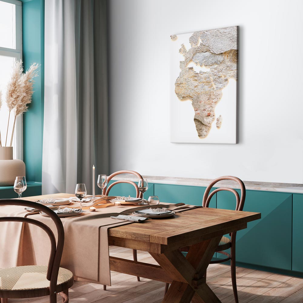 Leinwandbild - Hot Continent (1 Part) Vertical – Bild 7