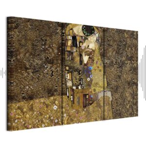 Leinwandbild - Klimt inspiration - Kiss