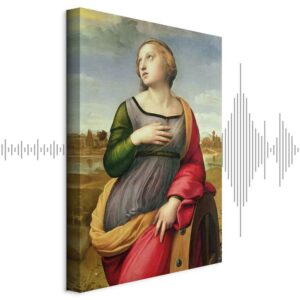 Leinwandbild - Rafael Santi – St. Catherine of Alexandria