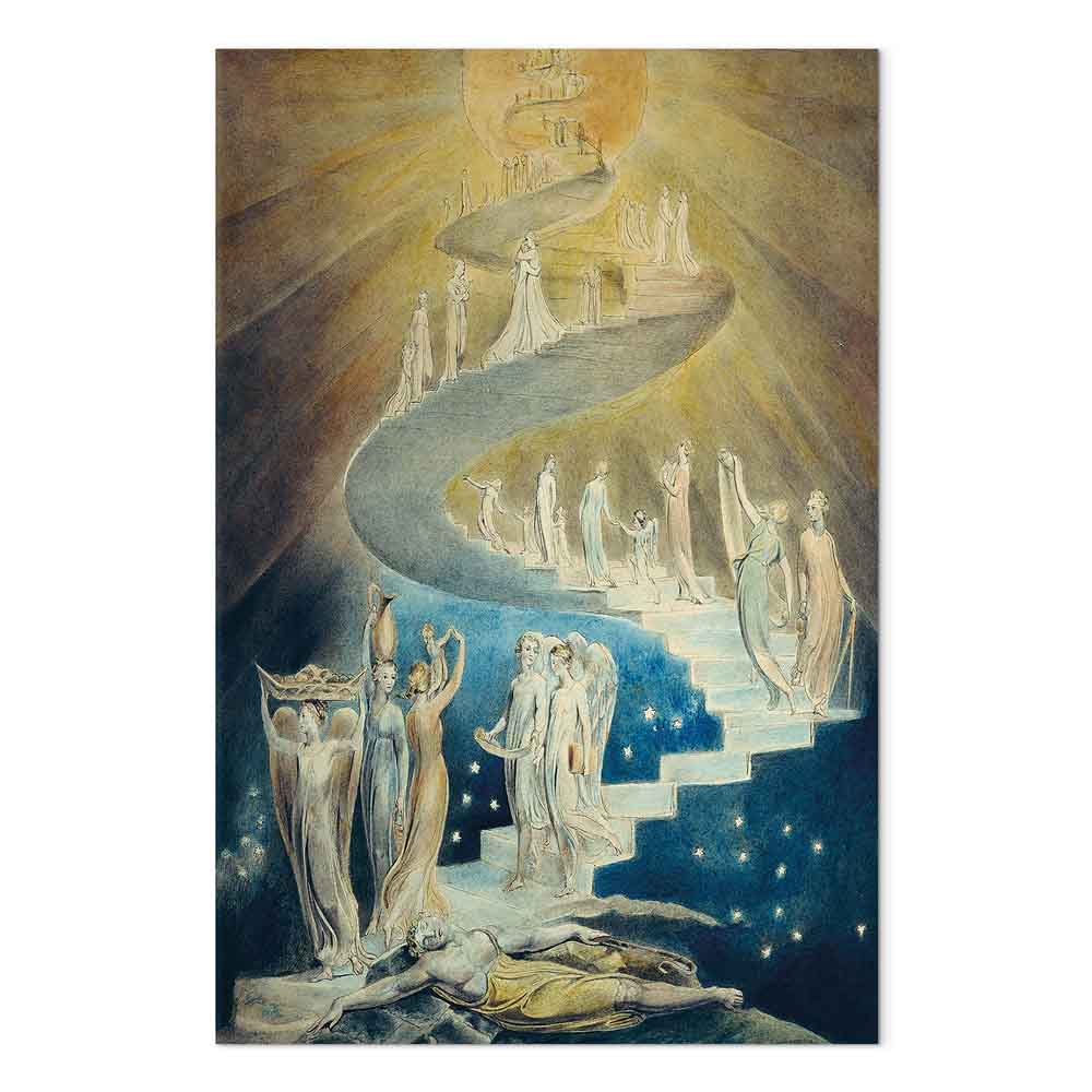 Leinwandbild - William Blake – Jacob’s Ladder – Bild 2