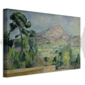 Leinwandbild - Paul Cézanne – Mount Saint Victoria