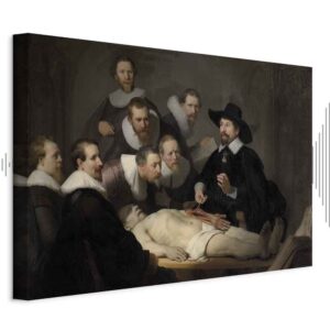 Leinwandbild - Rembrandt – The Anatomy Lesson of Dr. Tulp