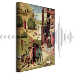 Leinwandbild - Hieronymus Bosch – St. James and the Magician