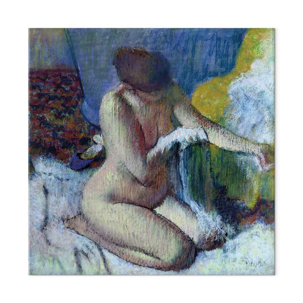 Leinwandbild - Edgar Degas – After the Bath – Bild 2