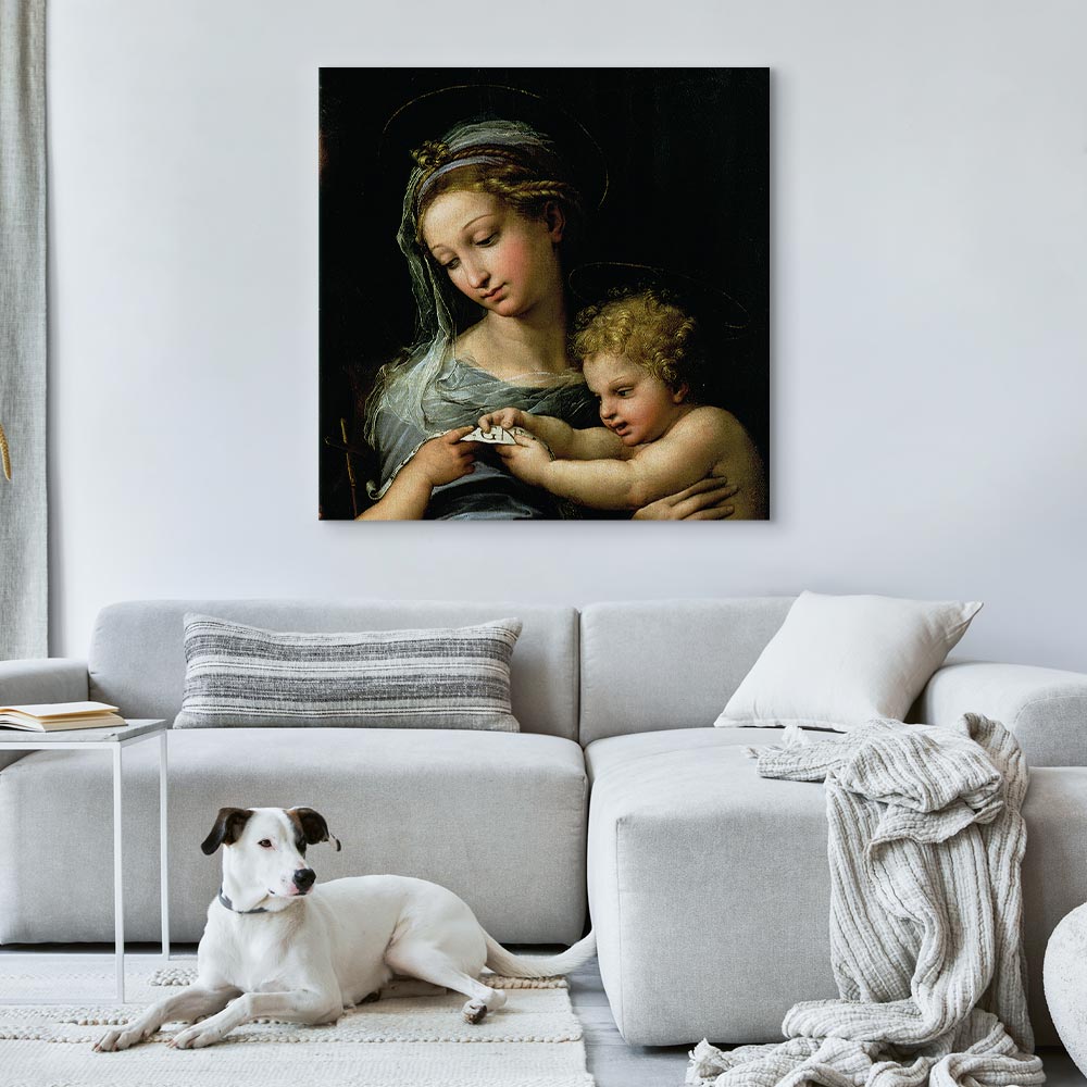 Leinwandbild - Rafael Santi – The Virgin of the Rose – Bild 5