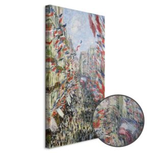 Leinwandbild - Claude Monet – The Rue Montorgueil in Paris, Celebration of June 30, 1882