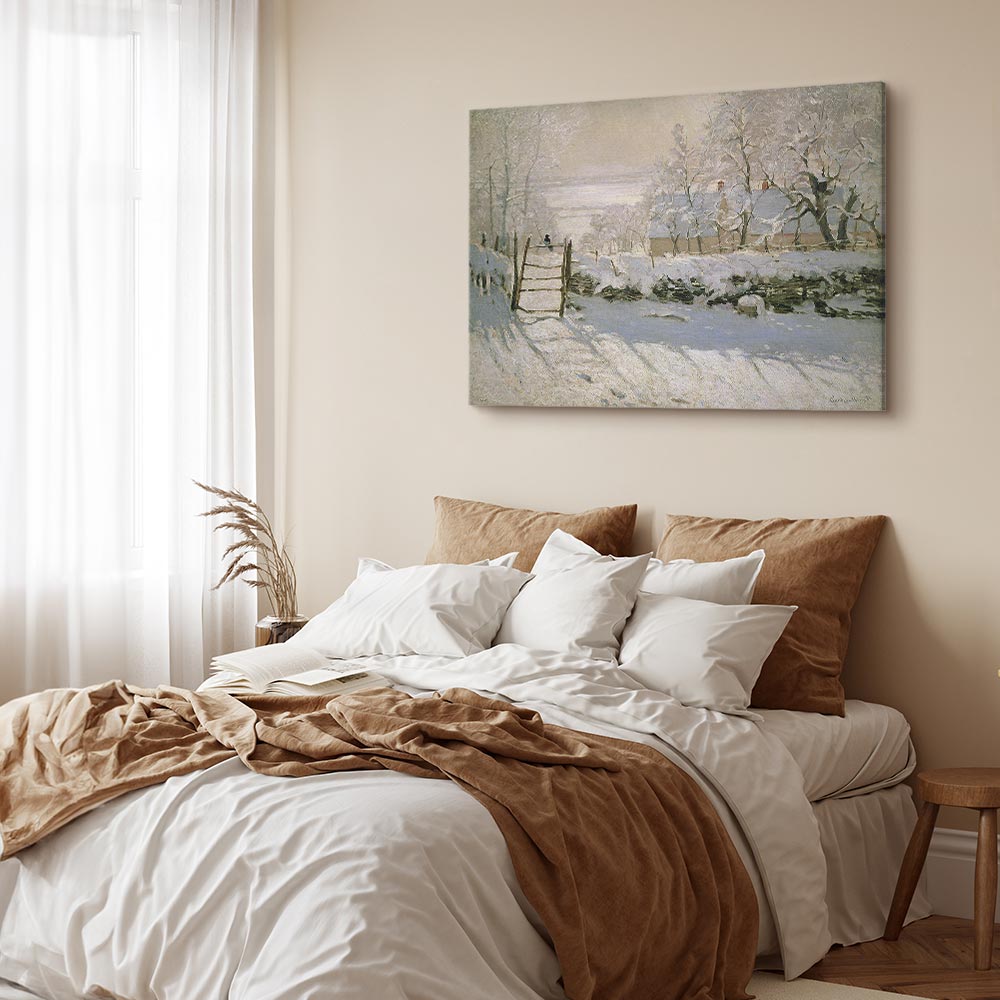 Leinwandbild - Claude Monet – The Magpie – Bild 6