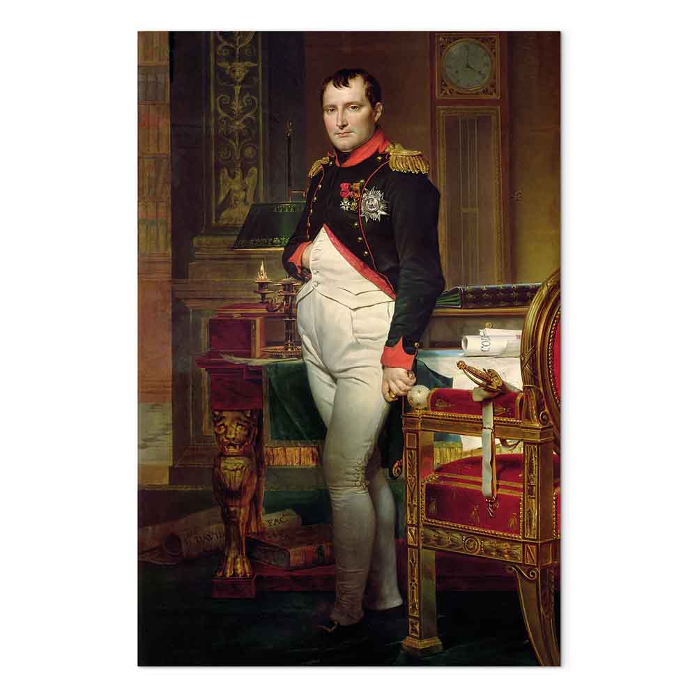 Leinwandbild - Jacques-Louis David – Napoleon Bonaparte – Bild 2