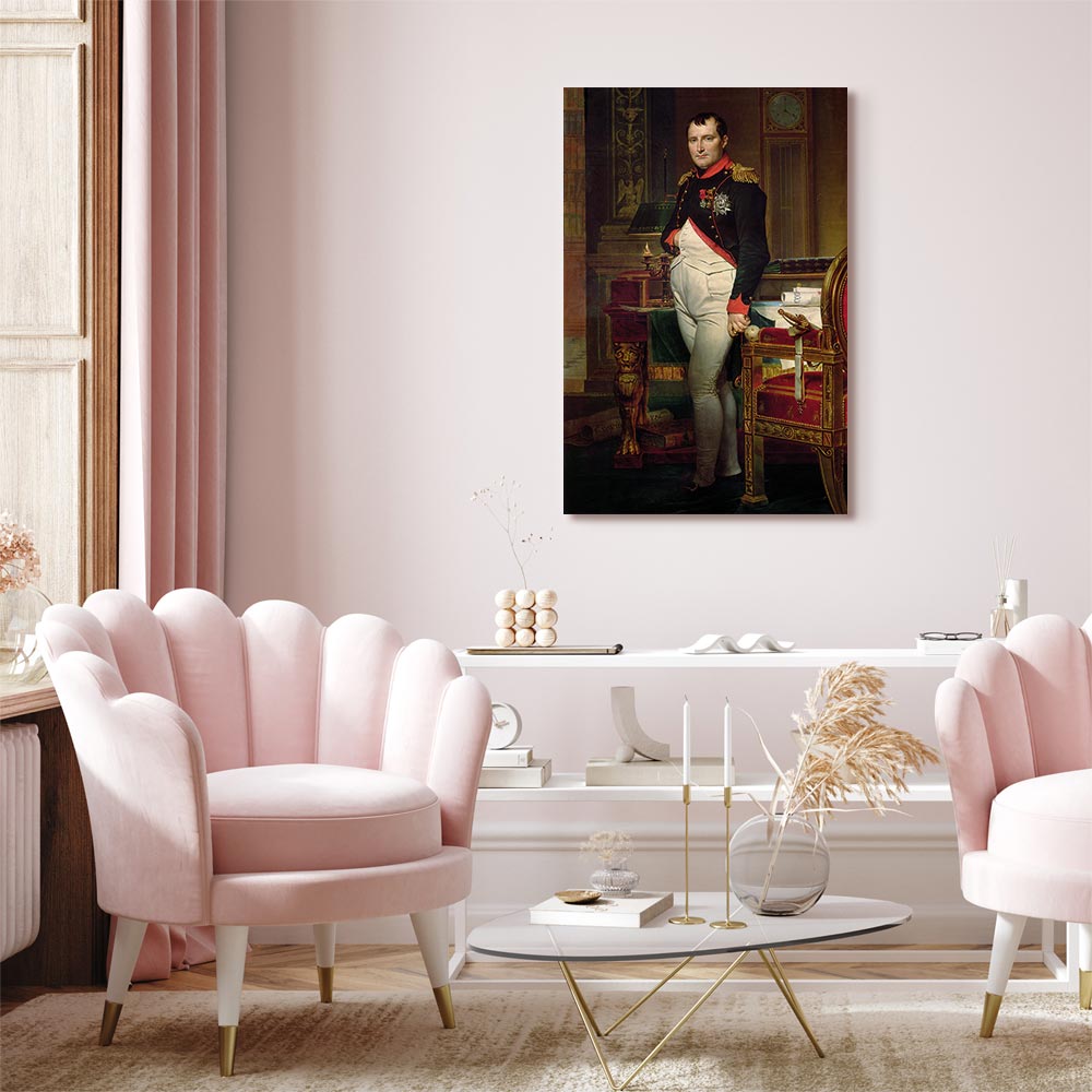 Leinwandbild - Jacques-Louis David – Napoleon Bonaparte – Bild 5