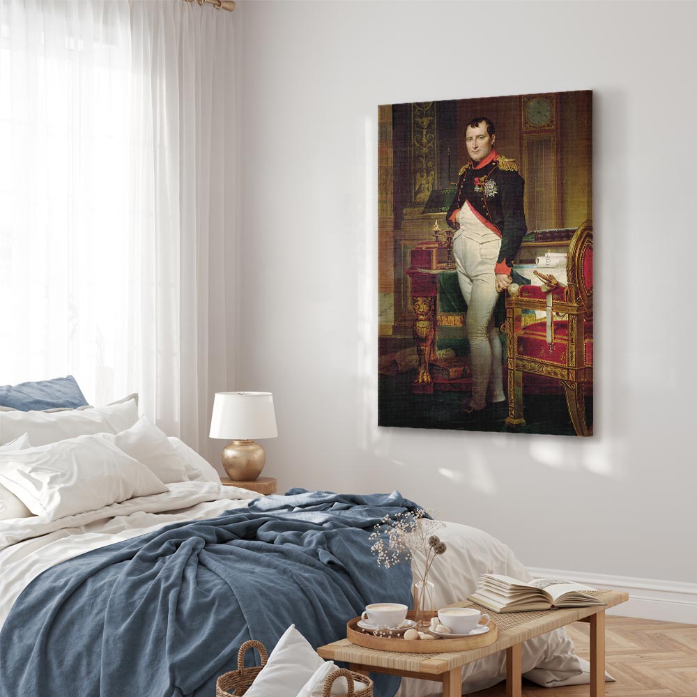 Leinwandbild - Jacques-Louis David – Napoleon Bonaparte – Bild 6