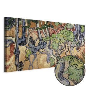 Leinwandbild - Vincent Van Gogh – Tree roots