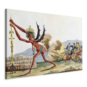 Wandbild XXL - Jacques-Louis David – Caricature of the English Government