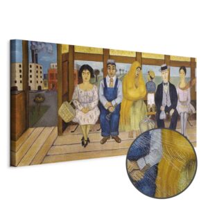 Leinwandbild - Frida Kahlo – The Bus