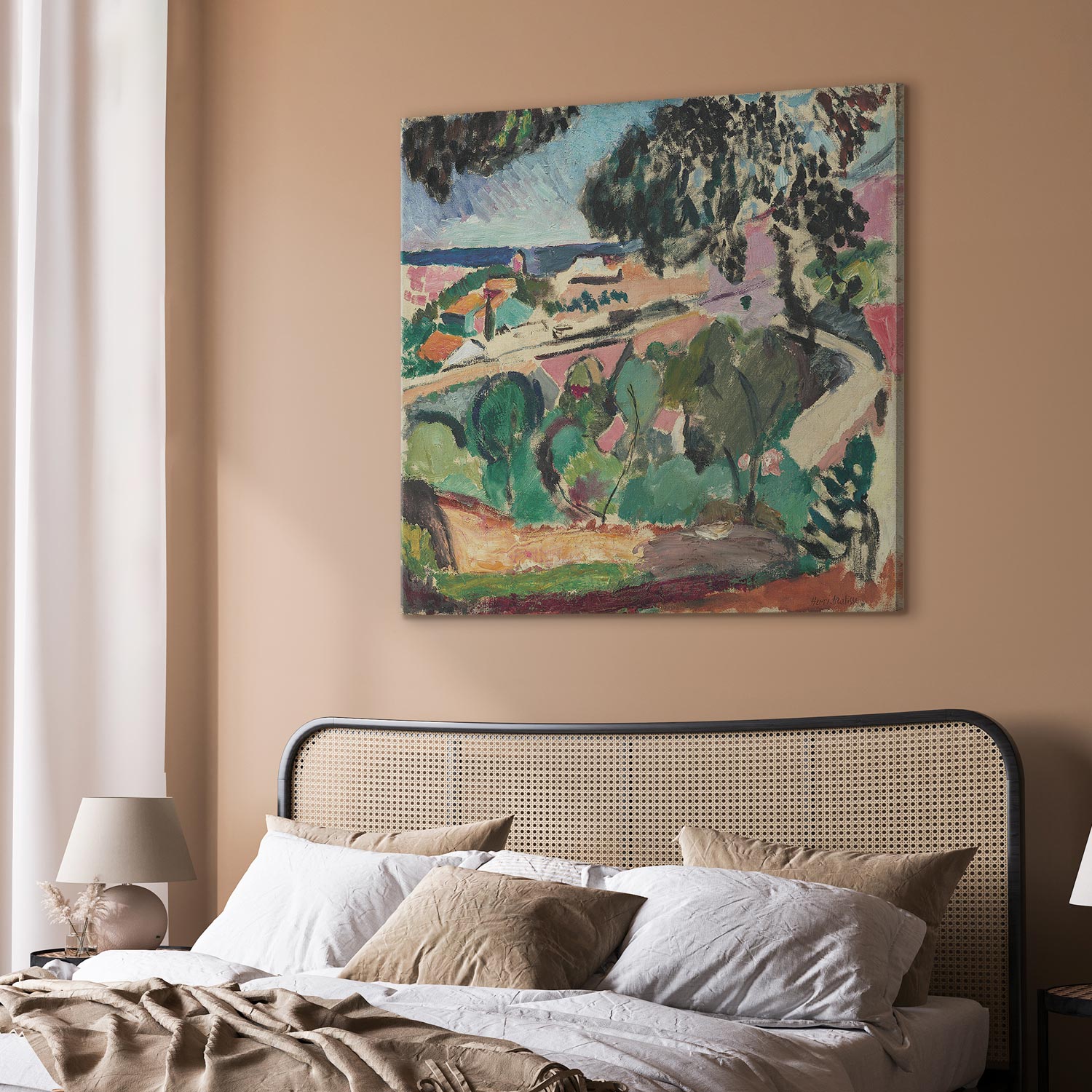 Leinwandbild - Henri Matisse – Landscape at Collioure – Bild 6