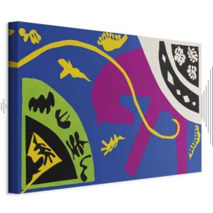 Leinwandbild - Henri Matisse – Horse, Rider and Clown (from Jazz)