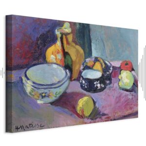 Leinwandbild - Henri Matisse – Dishes and Fruit