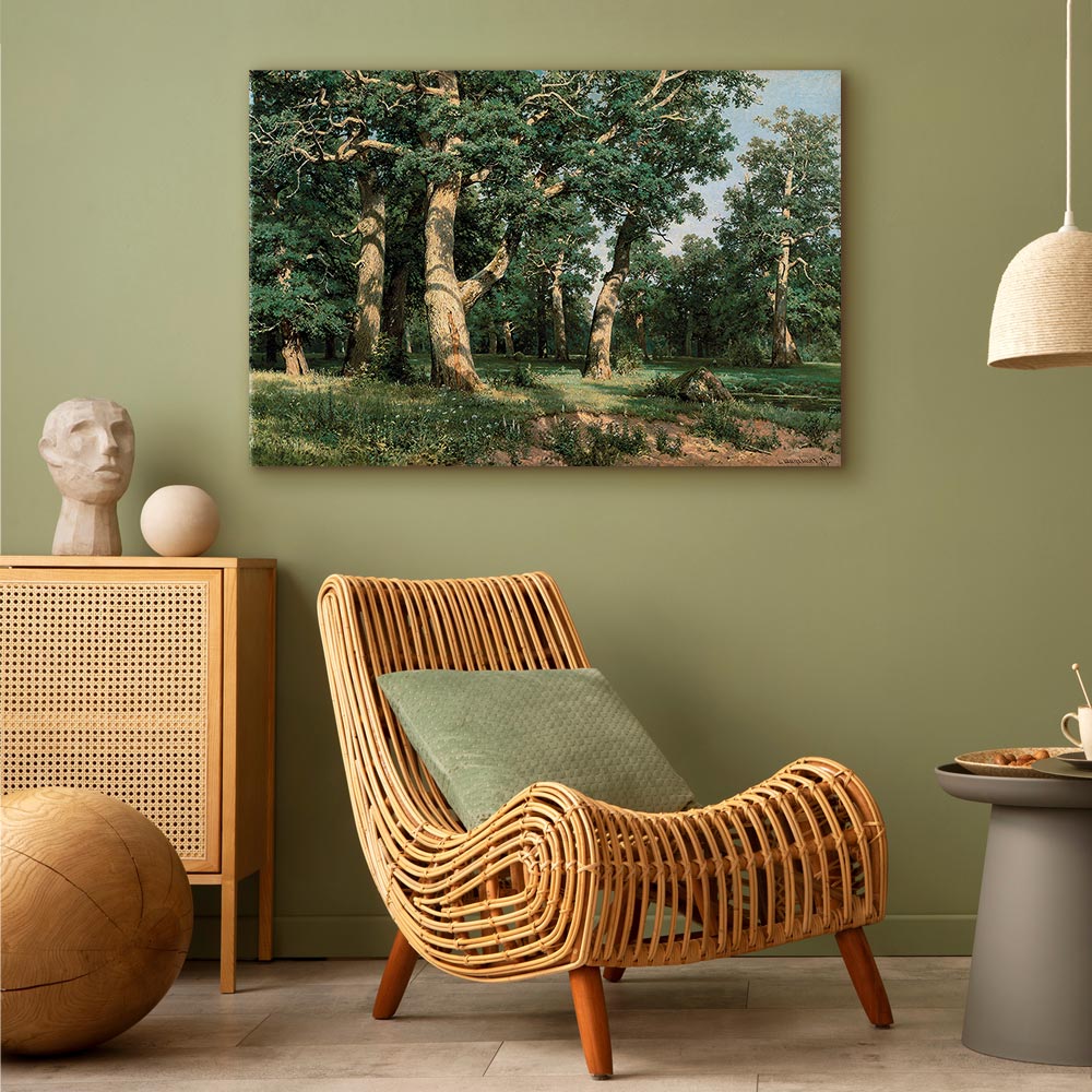 Leinwandbild - Ivan Shishkin – Oak Forest – Bild 5