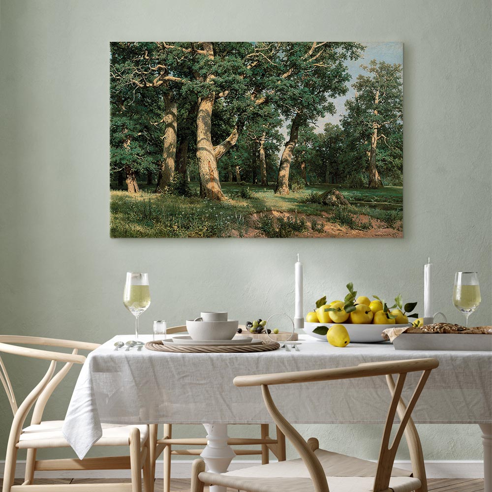 Leinwandbild - Ivan Shishkin – Oak Forest – Bild 7
