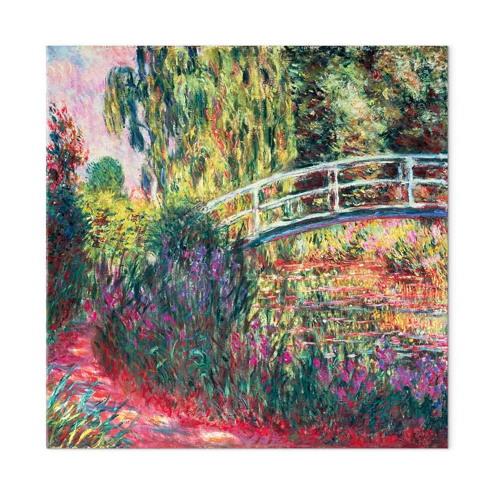 Leinwandbild - Claude Monet – The Japanese Footbridge – Bild 2