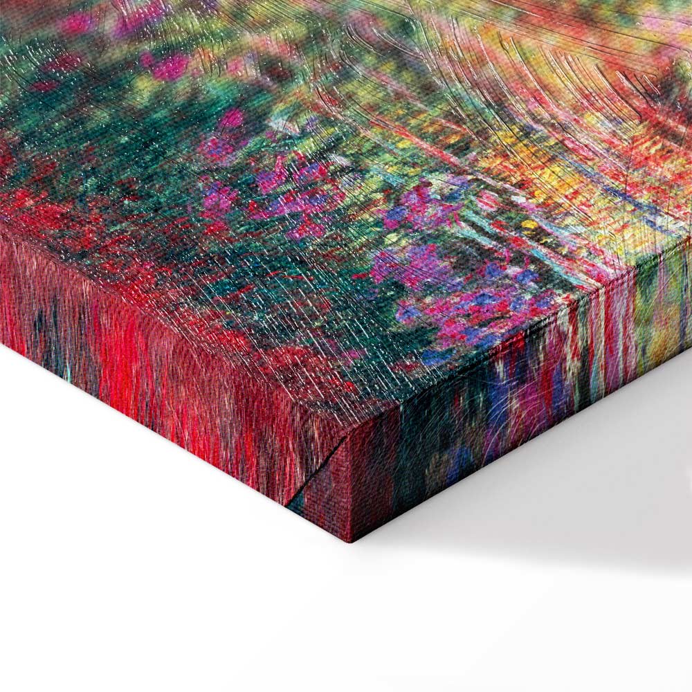 Leinwandbild - Claude Monet – The Japanese Footbridge – Bild 8