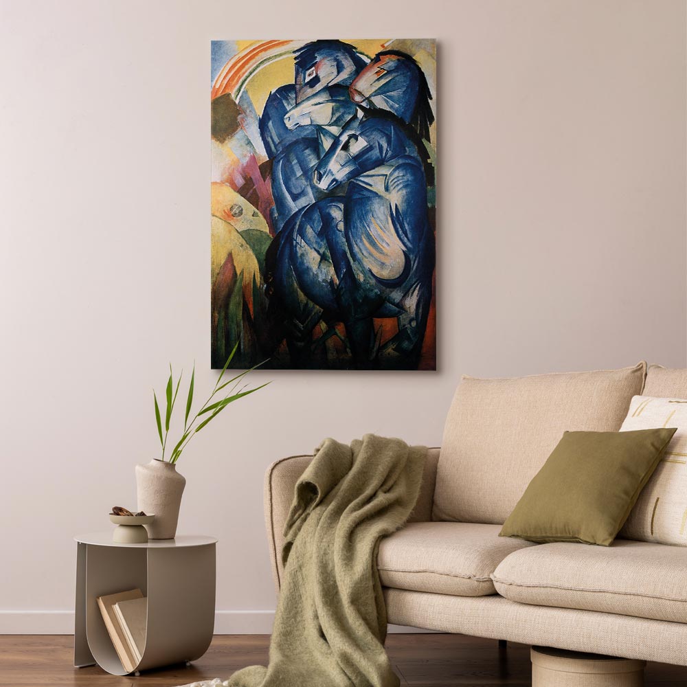 Leinwandbild - Franz Marc – The tower of blue horses – Bild 5