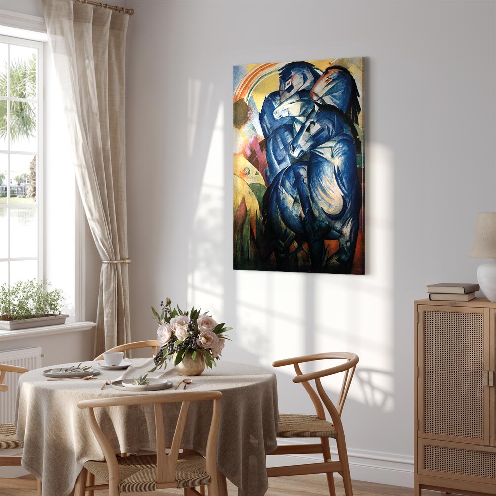 Leinwandbild - Franz Marc – The tower of blue horses – Bild 7