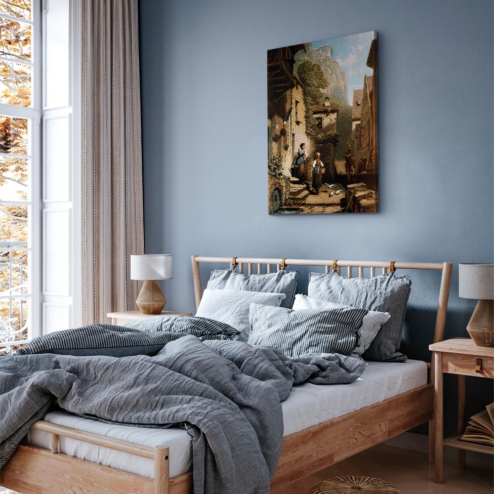 Leinwandbild - Carl Spitzweg – Im Dachstübchen – Bild 6