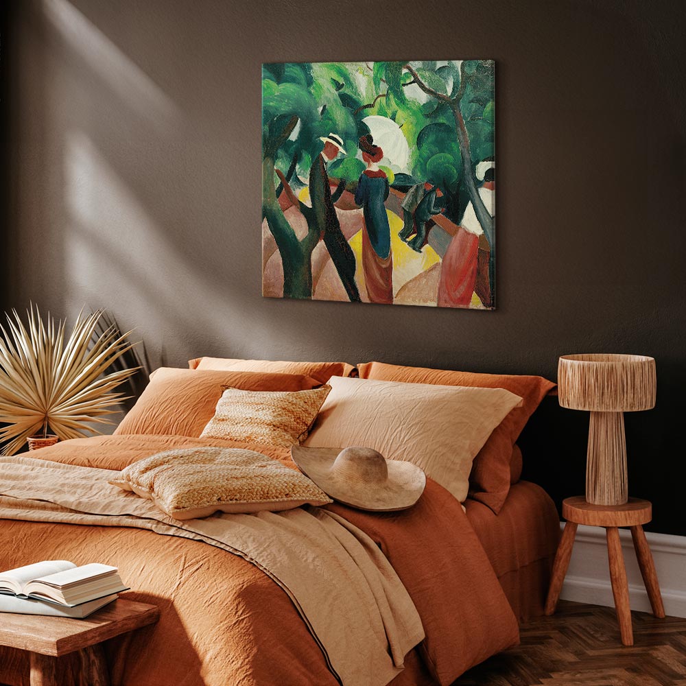 Leinwandbild - August Macke – Promenade – Bild 5