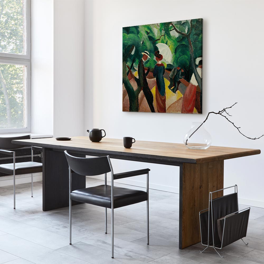 Leinwandbild - August Macke – Promenade – Bild 7