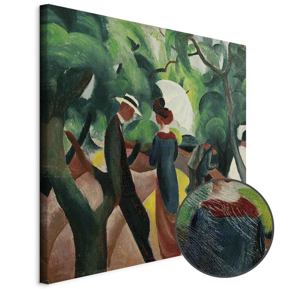 Leinwandbild - August Macke – Promenade