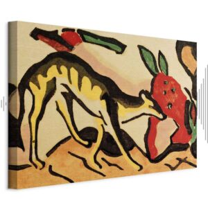 Leinwandbild - Franz Marc – Fabeltier