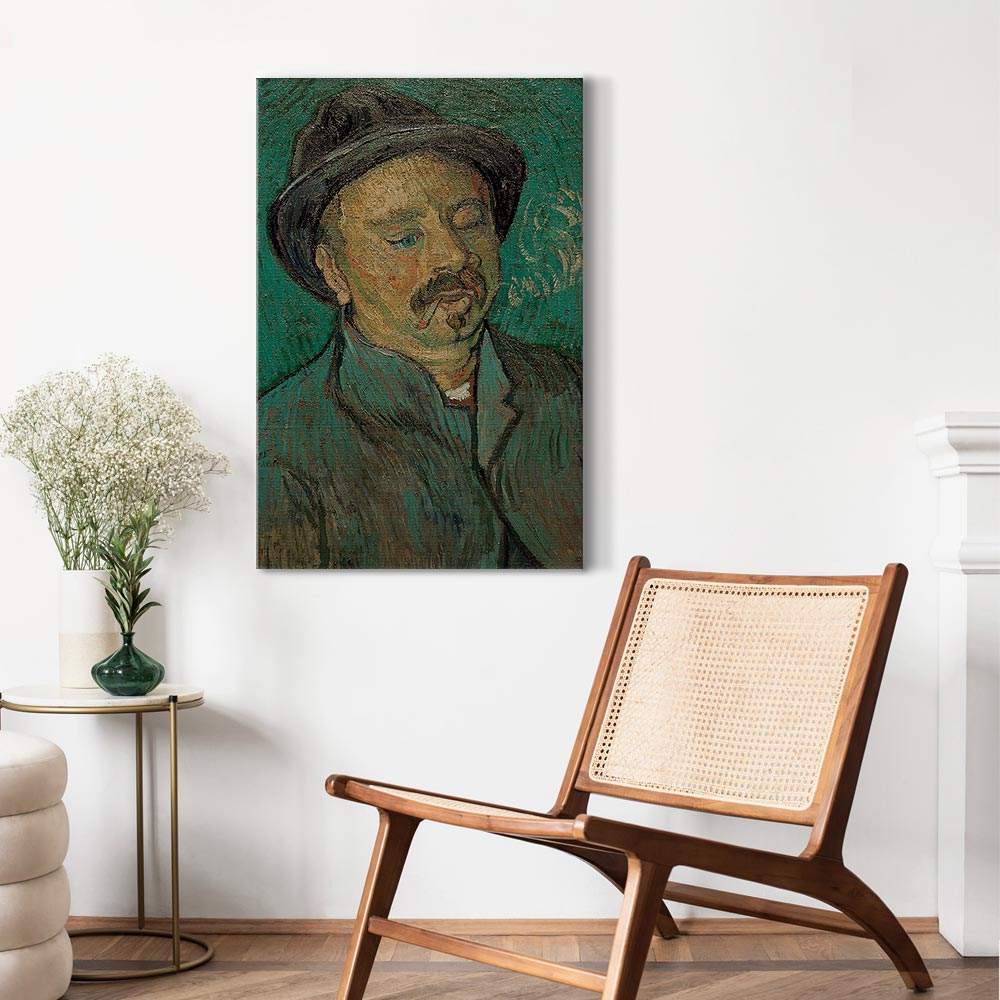 Leinwandbild - Vincent Van Gogh – Portrait of a one eyed man – Bild 5