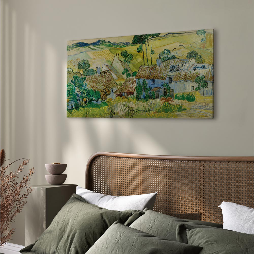 Leinwandbild - Vincent Van Gogh – Farms near Auvers – Bild 6